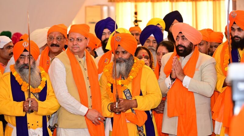 राज्यपाल अर मुख्यमंत्री धामिन हेमकुंड साहिब जातरम जाण वळु पैलु जत्था तैं ऋषिकेश बटि फट्यायीं